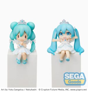 - Hatsune Miku Series - MP Perching Mini Figure - Hatsune Miku 15th Anniversary Ver. -